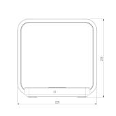 Настольная лампа Eurosvet Frame 80502/1 хром