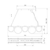 Подвесная люстра Bogates Galicia 354/4 Smart