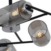 Потолочная люстра IMEX MD.4249-4-S-COFFEE+FGD