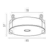 Рамка встраиваемая плоская д/светильников 0742х6 Spira Lightstar 074206-12