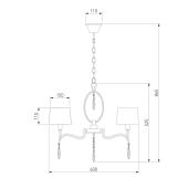 Подвесная люстра Maytoni Rocio MOD036PL-12N