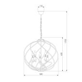 Подвесная люстра Eurosvet Sorrel 60105/5 черный