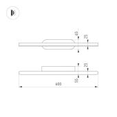 Подсветка для зеркал Arlight SP-Tenero-S600X45-13W Day4000 037466