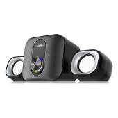 Акустическая система 2.1 Smartbuy ORION, Bluetooth, 12Вт, LED-подсветка, черная (SBA-4400)/16