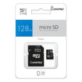 micro SDXC карта памяти Smartbuy 128GB Cl10 U3 (SB128GBSDU3-01)