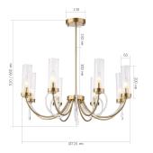 Подвесная люстра ST Luce Illumia SL1400.303.08