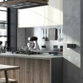 Выключатель двухклавишный Werkel Gallant черный/хром W5020035 4690389164163