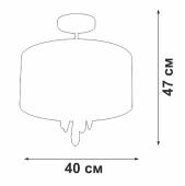 Потолочная люстра Vitaluce V53570-8/7PL