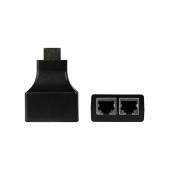 Адаптер для передачи HDMI сигнала по витой паре UTP 5e/6, до 30 м. (в компл. 2 адаптера) (A250)