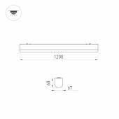 Потолочный светодиодный светильник Arlight ALT-Largo-1200-30W Day4000 030991