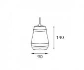 Подвесной светильник De Markt Тетро 673015604