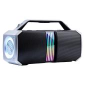 Портативная колонка SmartBuy FLYER, супер басс, 60Вт, Bluetooth, MP3, мик.вх., RGB, серая(SBS-5930)