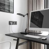 Акустическая розетка Werkel (графит рифленый) W1185004 4690389158698