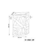 Настенный светильник Lucia Tucci Fabian W1535.2 Argento