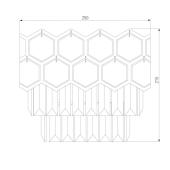 Настенный светильник Eurosvet Ariana 10124/2 хром/прозрачный хрусталь Strotskis