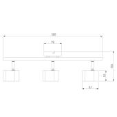 Спот Eurosvet Prime 20058/3 перламутровый сатин