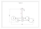 Подвесная люстра Moderli Molecule V10837-4P