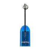 Картридер Smartbuy 710, USB 2.0 - MicroSD, голубой (SBR-710-B)