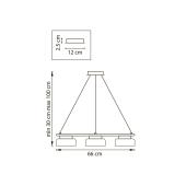 Подвесная люстра Lightstar Fico Ii 740167