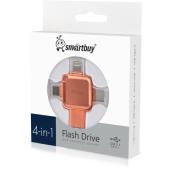 UFD 3.0/3.1 Smartbuy 256GB MC15A Metal Quad Apricot (SB256GBMC15A)