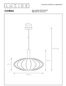Подвесной светильник Lucide Corina 03447/52/38