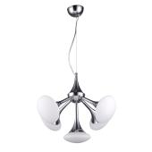 Подвесная люстра Luce Solara 3019/5PS Chrome/White