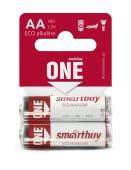 Батарейка алкалиновая Smartbuy ONE LR6/2SB (60/600)  (SOBA-2A02SB-Eco)
