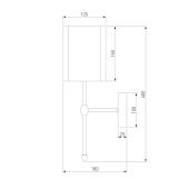 Бра Eurosvet Notturno 60162/1 латунь