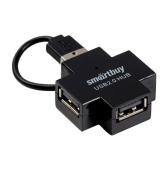 USB 2.0 Хаб Smartbuy 6900, 4 порта, черный (SBHA-6900-K)