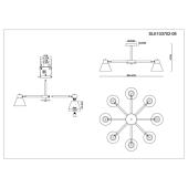 Потолочная люстра Evoluce Grinda SLE107602-05