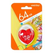UFD 2.0 Smartbuy 064GB Wild series Сердце (SB64GBHeart)