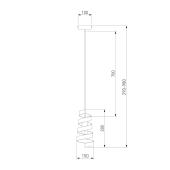 Подвесной светильник Eurosvet Storm 50058/1 черный