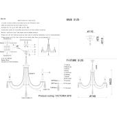 Подвесная светодиодная люстра Kink Light Асмер 07861-18A,02