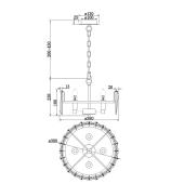 Подвесная люстра Newport 3615/S Nickel