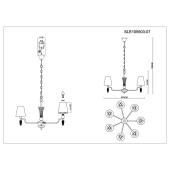 Подвесная люстра ST Luce Acazio SL1159.303.07