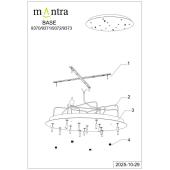 Потолочное основание Mantra Modular Light Florones 9371
