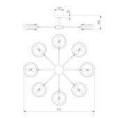 Подвесная люстра Kink Light Сида 07508-10,19