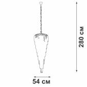 Подвесная хрустальная люстра Stilfort Vaviani 2148/05/13P