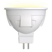 Лампа светодиодная диммируемая (UL-00003991) GU5.3 6W 3000K матовая LED-JCDR 6W/WW/GU5.3/FR/DIM PLP0