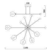 Потолочная люстра Evoluce FANTINI SLE2211-302-04