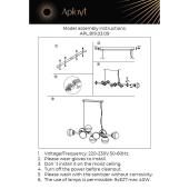 Подвесная люстра Aployt Nika APL.819.03.09