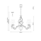 Подвесная люстра Lucia Tucci Fiori Di Rose 108.3