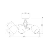 Потолочная люстра Eurosvet 30026/5 золото