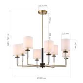 Подвесная люстра ST Luce Veritas SL1404.303.08