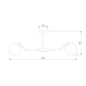 Подвесная люстра Eurosvet Frost 70154/8 хром