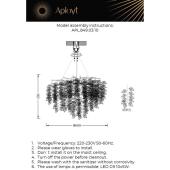 Подвесная люстра MW-Light Аделард 642018009