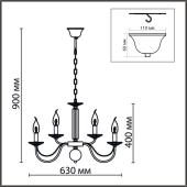 Подвесная люстра Lumion Classi Incanto 8034/10