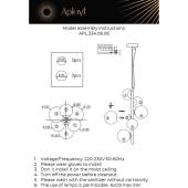 Подвесная люстра Aployt Keytlayn APL.772.03.12