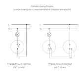 Переключатель одноклавишный Werkel Vintage черный матовый/хром W5812051 4690389174032