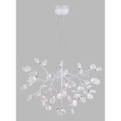 Подвесная светодиодная люстра Crystal Lux Evita SP63 White/Transparent